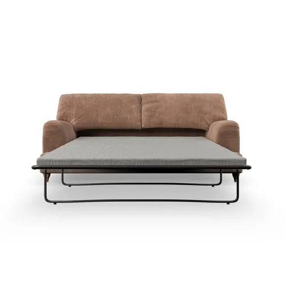 2-Seater Sofa Bed with Storage - Clay, Chenille