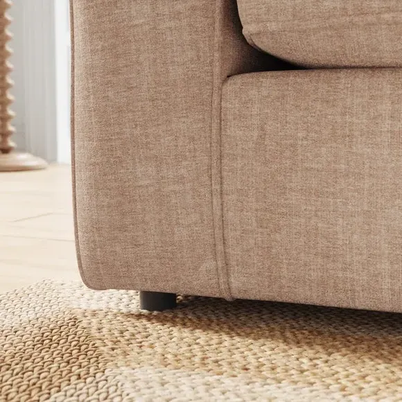 2-Seater Sofa Bed with Storage - Clay, Chenille