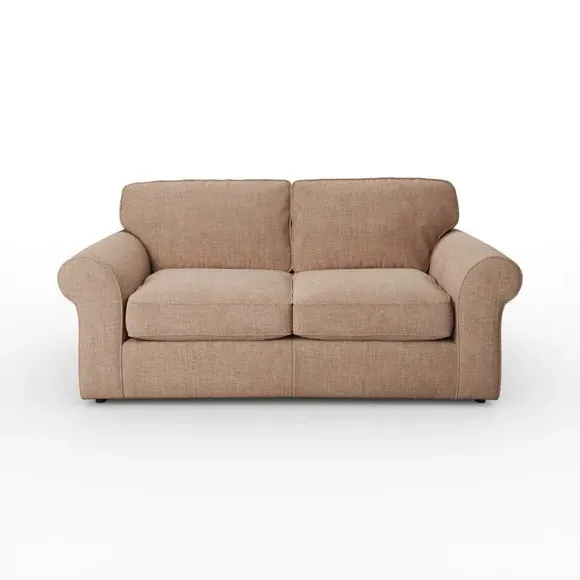 2-Seater Sofa Bed with Storage - Clay, Chenille