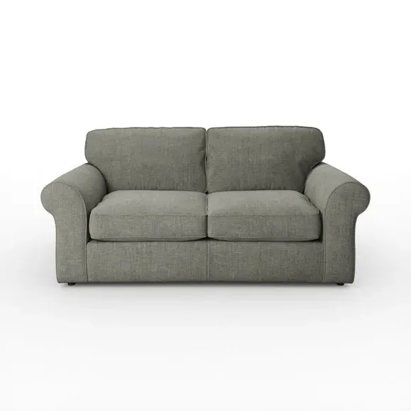 2-Seater Sofa Bed with Storage - Grey, Chenille