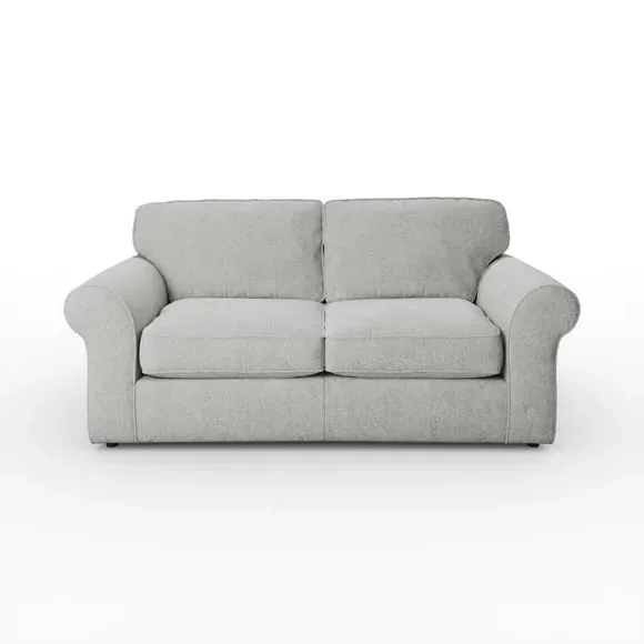 2-Seater Sofa Bed with Storage - Grey, Chenille