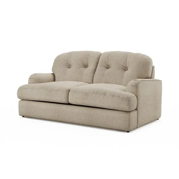 2-Seater Sofa Bed with Storage - Mole, Faux Linen