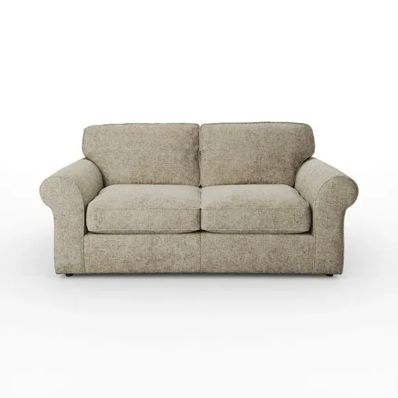 2-Seater Sofa Bed with Storage - Mushroom, Chenille