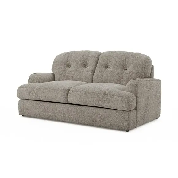 2-Seater Sofa Bed with Storage - Mushroom, Chenille