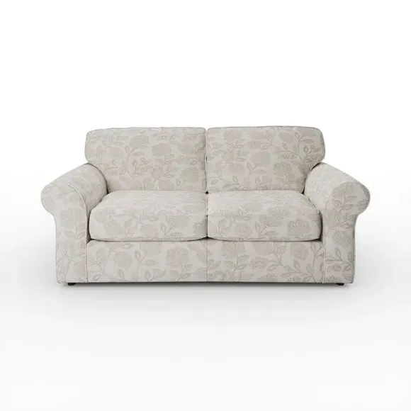 2-Seater Sofa Bed with Storage - Natural, Fabric