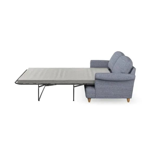2-Seater Sofa Bed with Storage - Navy