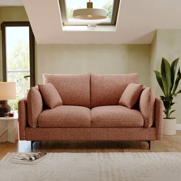 2-Seater Sofa Bed with Storage - Sunset, Chenille