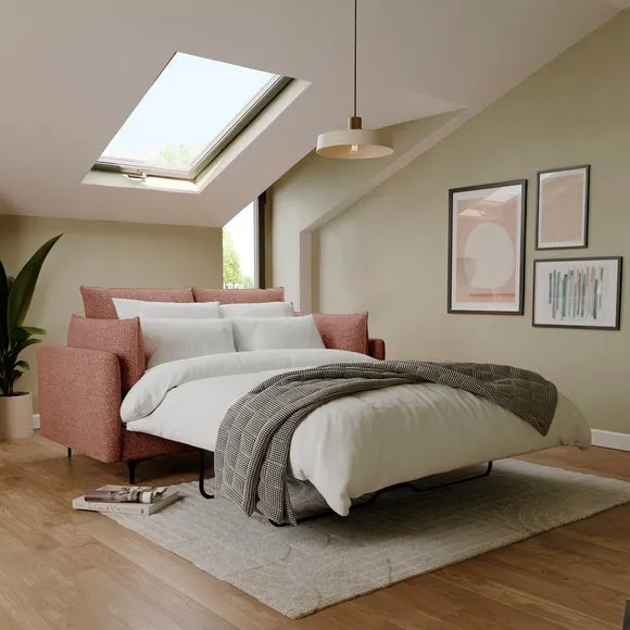2-Seater Sofa Bed with Storage - Sunset, Chenille image