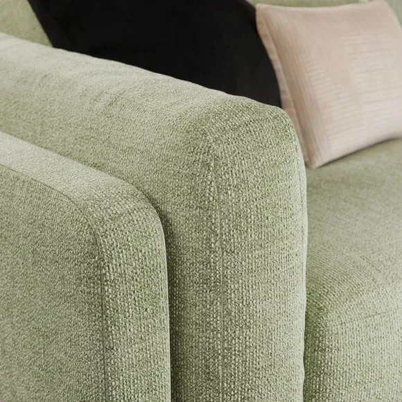 2-Seater Sofa Chunky Tonal Weave - Sage