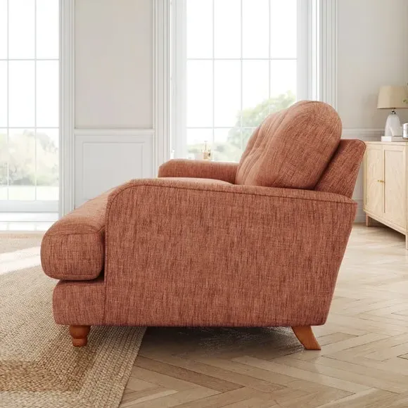 2-Seater Sofa - Clay, Faux Linen