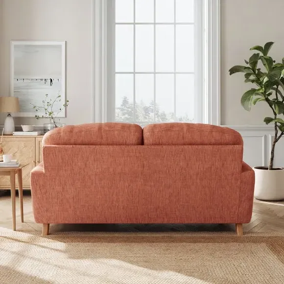 2-Seater Sofa - Clay, Faux Linen