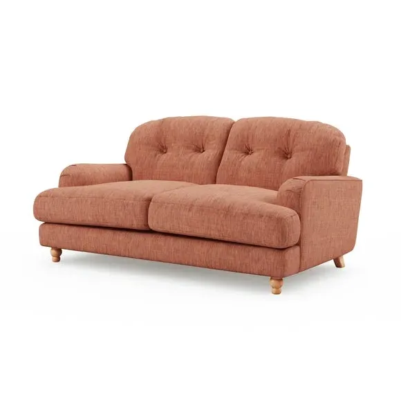 2-Seater Sofa - Clay, Faux Linen