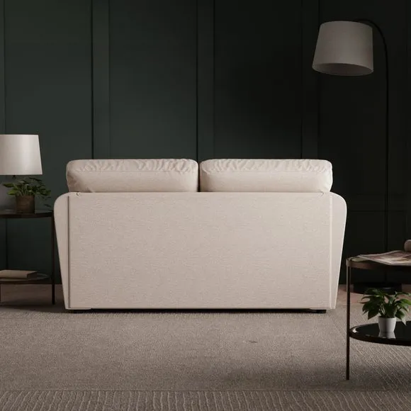 2-Seater Sofa Compact Design - Natural, Fabric