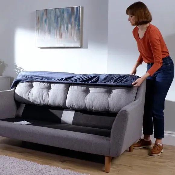 2-Seater Sofa Cover - Midnight Blue, Stretch