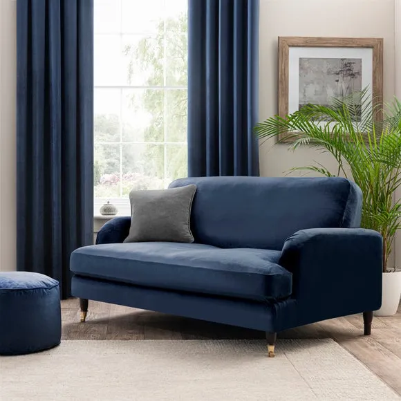 2-Seater Sofa Cover - Midnight Blue, Stretch image