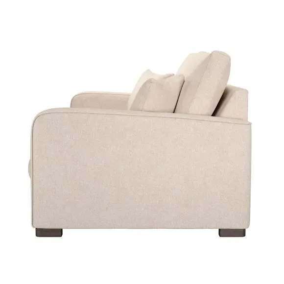 2-Seater Sofa Deep Sit - Natural, Fabric