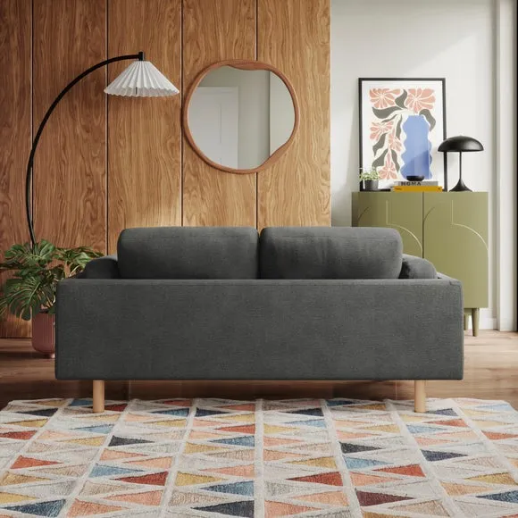 2-Seater Sofa - Graphite, Chenille