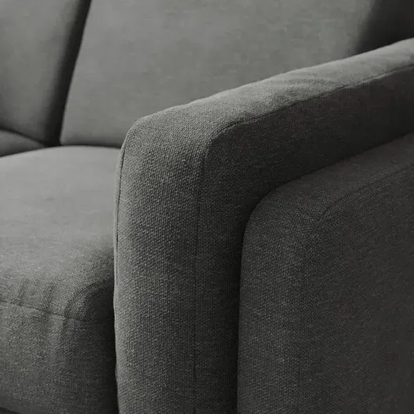 2-Seater Sofa - Graphite, Chenille