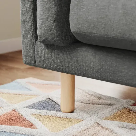 2-Seater Sofa - Graphite, Chenille