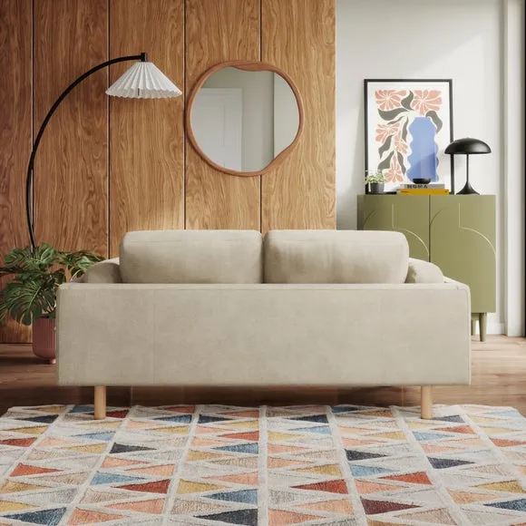 2-Seater Sofa - Natural, Chenille