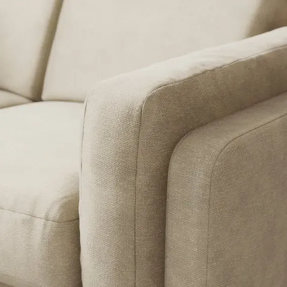 2-Seater Sofa - Natural, Chenille