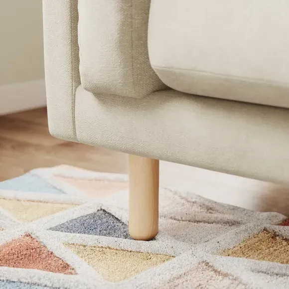 2-Seater Sofa - Natural, Chenille