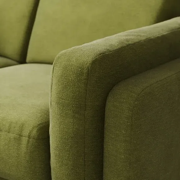 2-Seater Sofa - Olive, Chenille