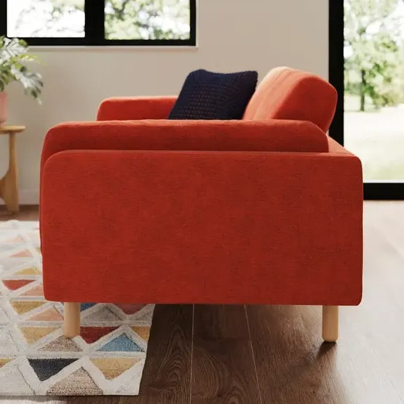 2-Seater Sofa - Russet, Chenille