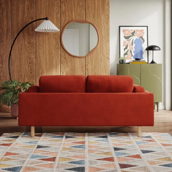 2-Seater Sofa - Russet, Chenille