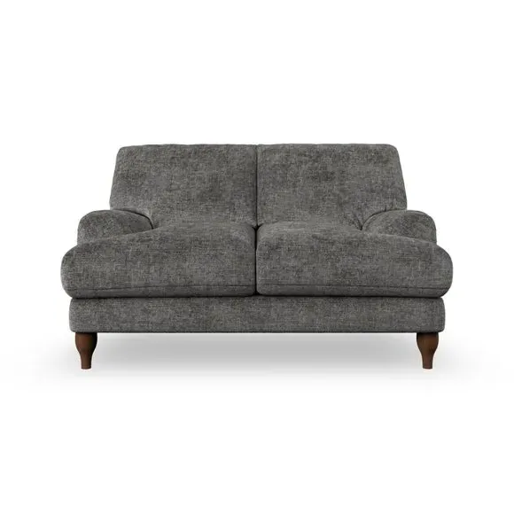 2-Seater Sofa with Bandaged Arms - Charcoal