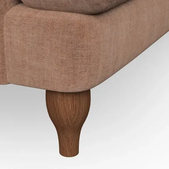 2-Seater Sofa with Bandaged Arms - Clay