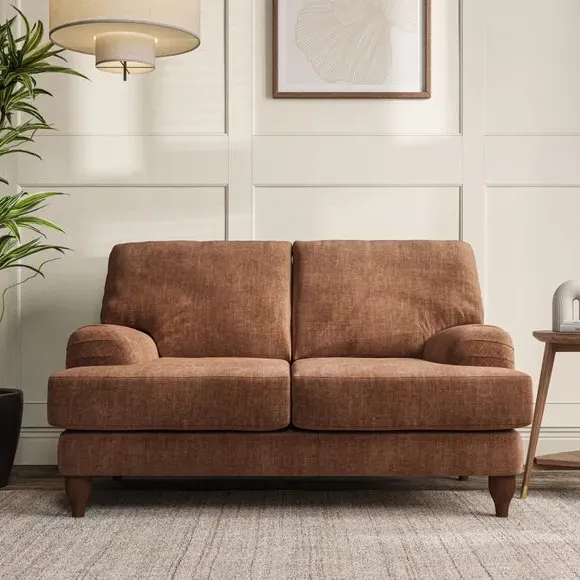 2-Seater Sofa with Bandaged Arms - Clay