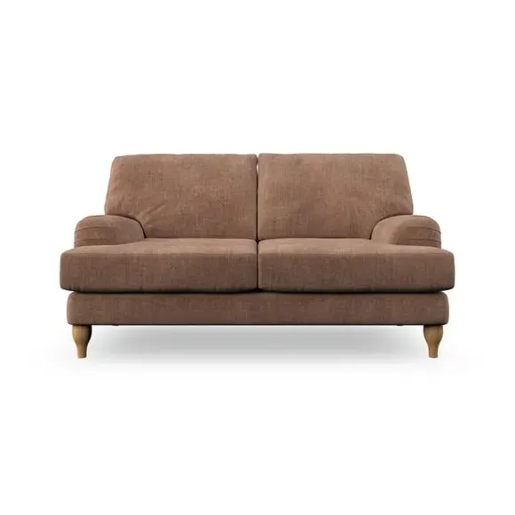 2-Seater Sofa with Bandaged Arms - Clay, Chenille