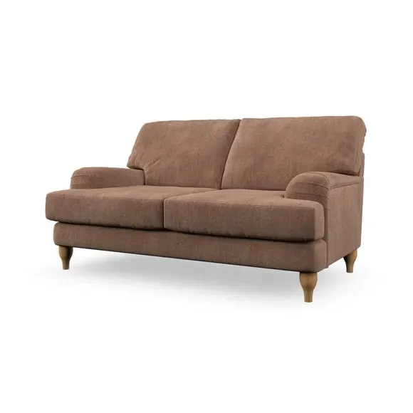 2-Seater Sofa with Bandaged Arms - Clay, Chenille