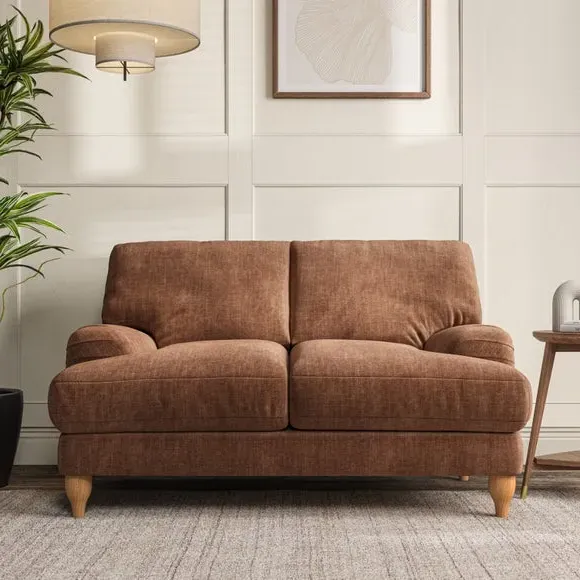 2-Seater Sofa with Bandaged Arms - Clay