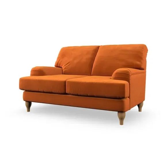 2-Seater Sofa with Bandaged Arms - Ginger