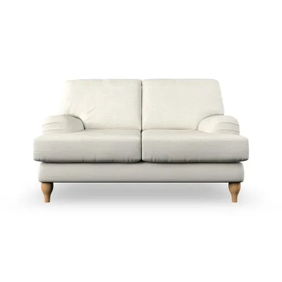 2-Seater Sofa with Bandaged Arms - Ivory