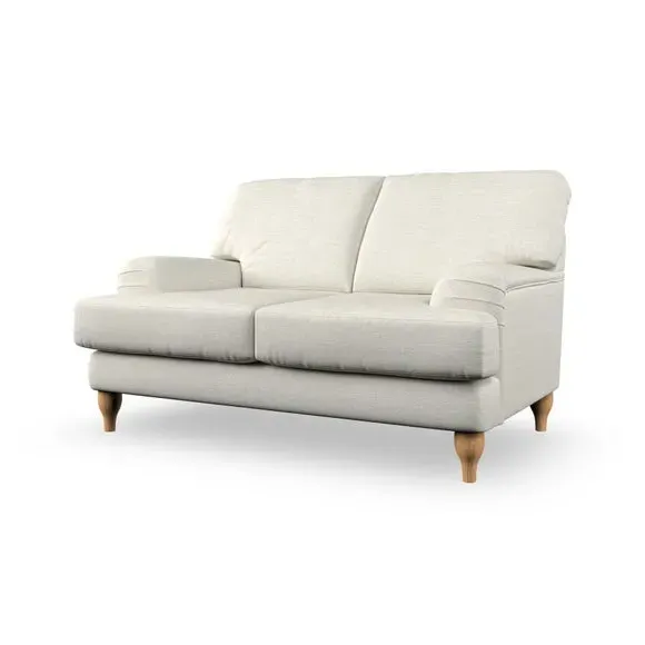 2-Seater Sofa with Bandaged Arms - Ivory