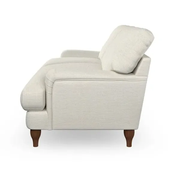 2-Seater Sofa with Bandaged Arms - Ivory