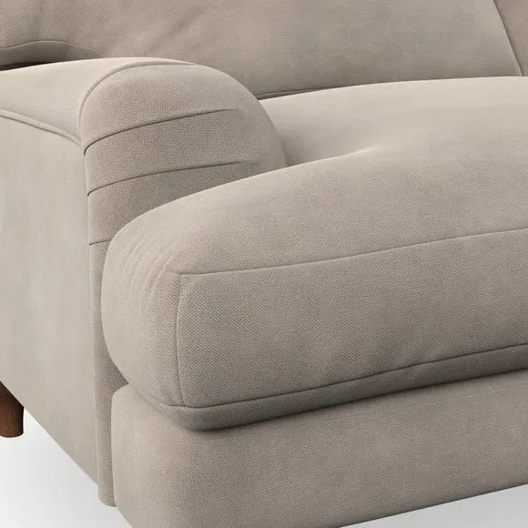 2-Seater Sofa with Bandaged Arms - Mushroom