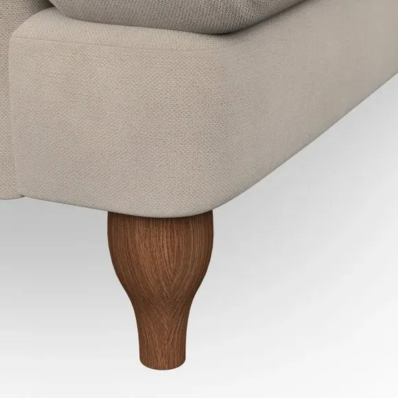 2-Seater Sofa with Bandaged Arms - Mushroom