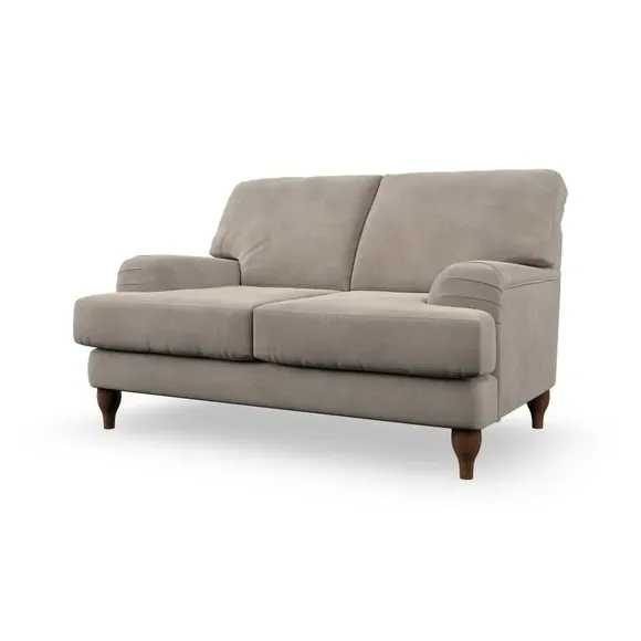 2-Seater Sofa with Bandaged Arms - Mushroom