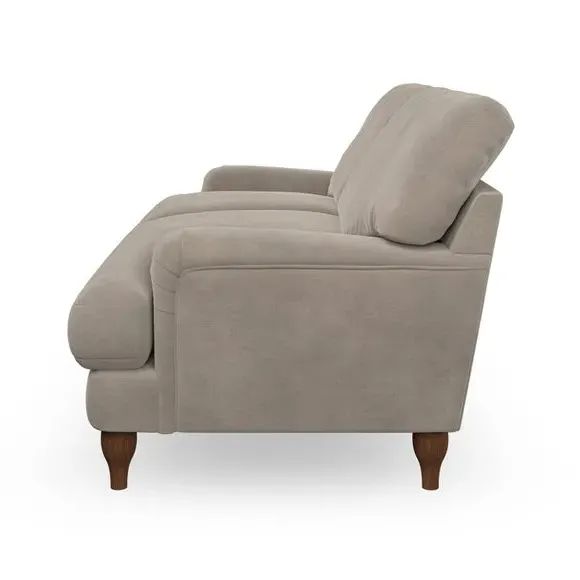 2-Seater Sofa with Bandaged Arms - Mushroom