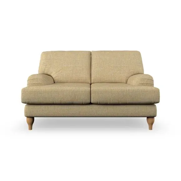 2-Seater Sofa with Bandaged Arms - Ochre