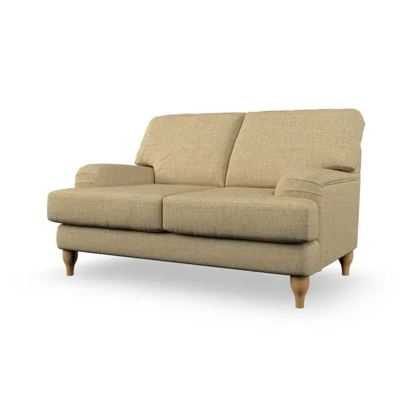2-Seater Sofa with Bandaged Arms - Ochre