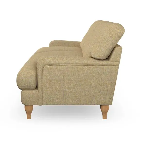 2-Seater Sofa with Bandaged Arms - Ochre