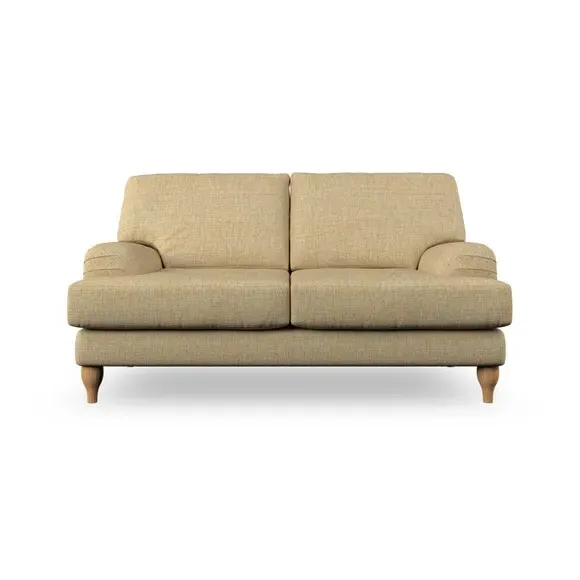 2-Seater Sofa with Bandaged Arms - Ochre, Weave