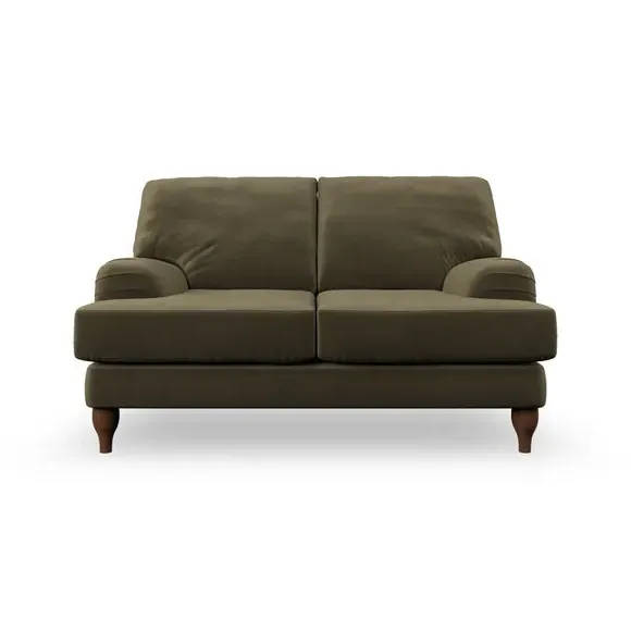 2-Seater Sofa with Bandaged Arms - Olive