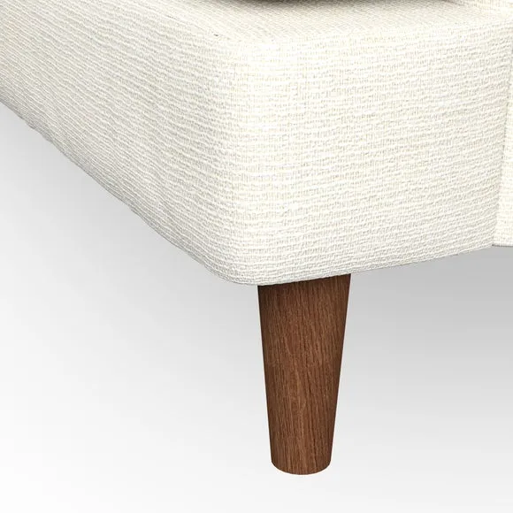 2-Seater Sofa with Button Detail - Ivory
