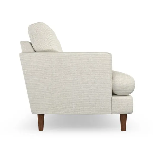 2-Seater Sofa with Button Detail - Ivory